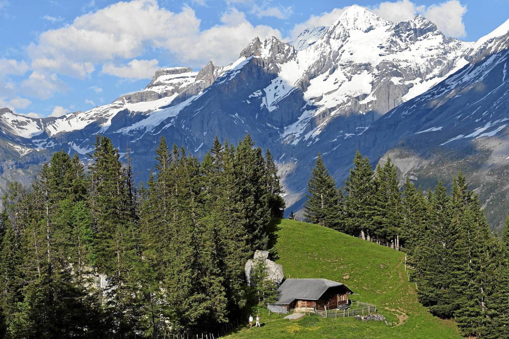 Hotel Alfa Soleil - SPA Kandersteg Exterior foto