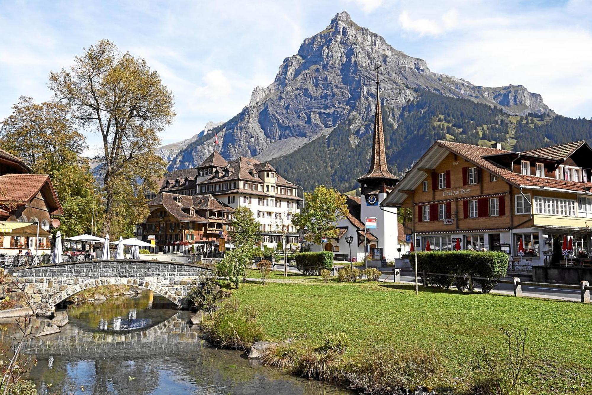 Hotel Alfa Soleil - SPA Kandersteg Exterior foto