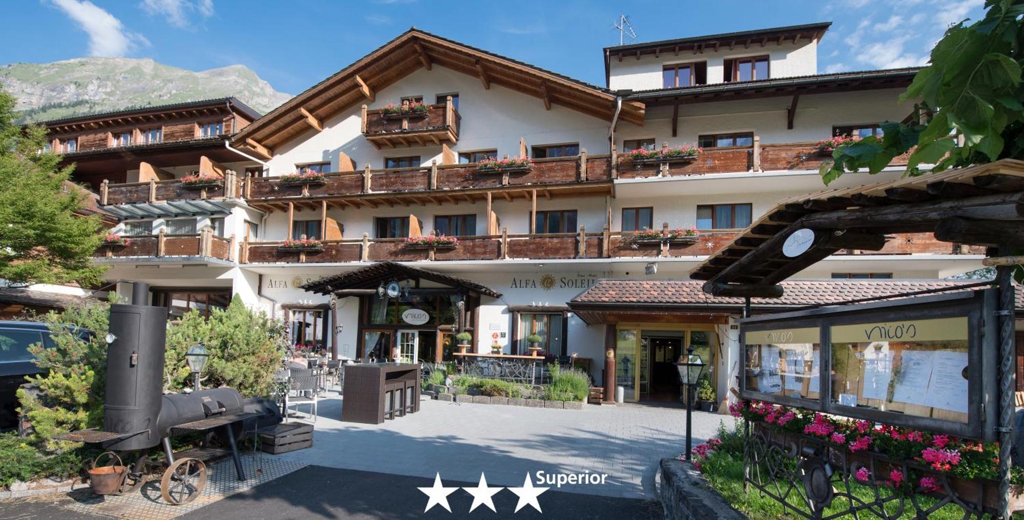 Hotel Alfa Soleil - SPA Kandersteg Exterior foto